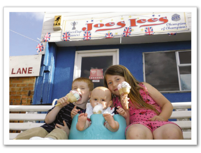 Young Girl with Ice Cream